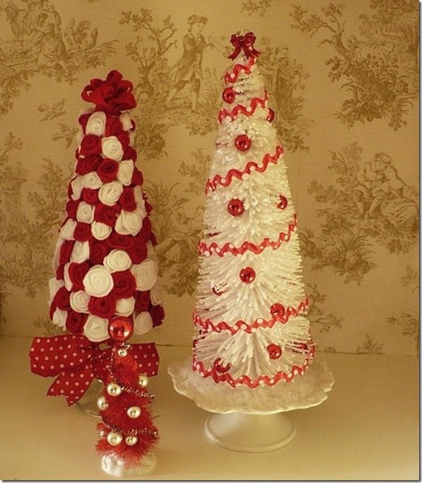 How To Make Your Own Dyed Bottle Brush Trees and Other Holiday ...